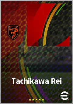 Tachikawa Rei eFootball 2026 player card, 64 OVR AMF