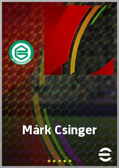 Márk Csinger eFootball 2026 player card, 68 OVR CB