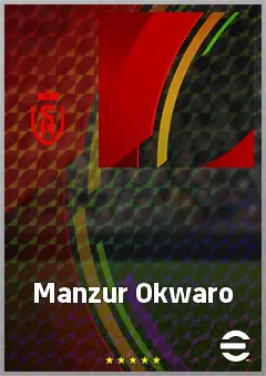 Manzur Okwaro eFootball 2026 player card, 64 OVR LB