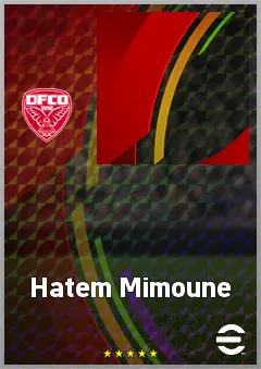 Hatem Mimoune eFootball 2026 player card, 63 OVR AMF
