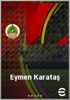 Eymen Karataş eFootball 2026 player card, 59 OVR RB