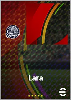 Lara eFootball 2026 player card, 64 OVR CB