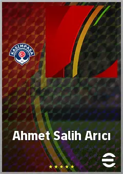 Ahmet Salih Arıcı eFootball 2026 player card, 60 OVR CB