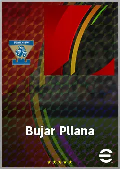 Bujar Pllana eFootball 2026 player card, 69 OVR CB