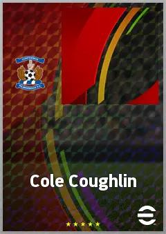 Cole Coughlin eFootball 2026 player card, 62 OVR CF