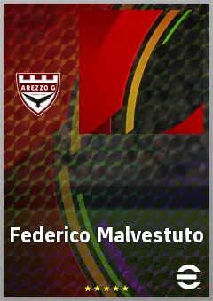 Federico Malvestuto eFootball 2026 player card, 63 OVR RB