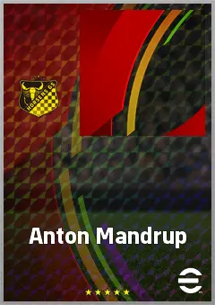 Anton Mandrup eFootball 2026 player card, 59 OVR CB