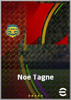 Noe Tagne eFootball 2026 player card, 64 OVR CB