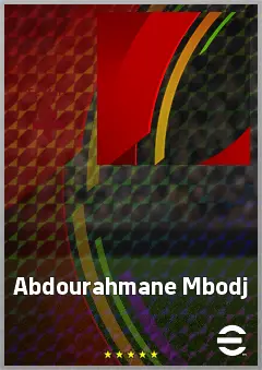 Abdourahmane Mbodj eFootball 2026 player card, 64 OVR CF