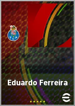 Eduardo Ferreira eFootball 2026 player card, 64 OVR CF