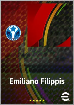 Emiliano Filippis eFootball 2026 player card, 64 OVR GK