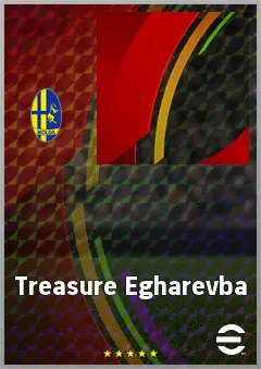 Treasure Egharevba eFootball 2026 player card, 62 OVR LB