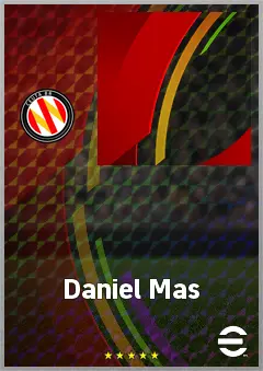 Daniel Mas eFootball 2026 player card, 61 OVR CB