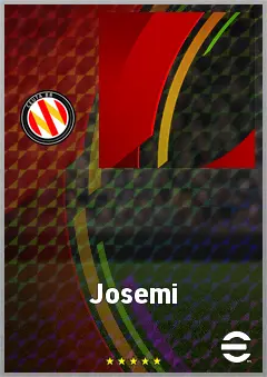 Josemi eFootball 2026 player card, 60 OVR CB