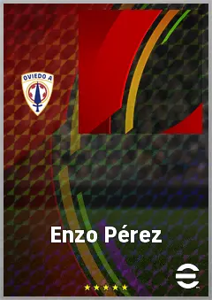 Enzo Pérez eFootball 2026 player card, 61 OVR DMF