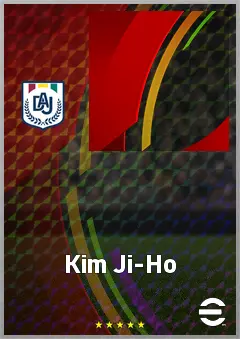 Kim Ji-Ho eFootball 2026 player card, 62 OVR CF