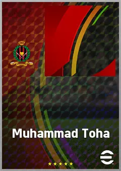 Muhammad Toha eFootball 2026 player card, 56 OVR RB