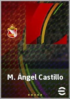 M. Ángel Castillo eFootball 2026 player card, 61 OVR LWF