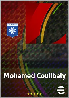 Mohamed Coulibaly eFootball 2026 player card, 59 OVR CB