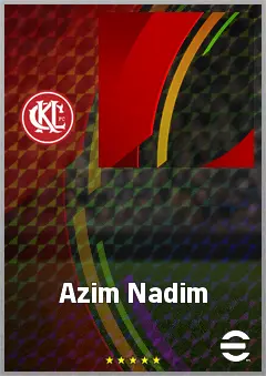 Azim Nadim eFootball 2026 player card, 61 OVR RB