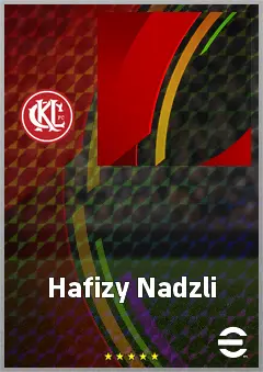 Hafizy Nadzli eFootball 2026 player card, 59 OVR GK