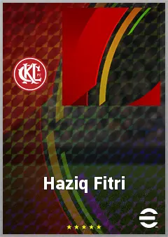 Haziq Fitri eFootball 2026 player card, 61 OVR GK