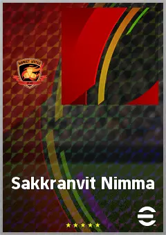 Sakkranvit Nimma eFootball 2026 player card, 61 OVR RB