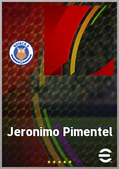 Jeronimo Pimentel eFootball 2026 player card, 61 OVR CMF