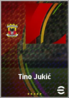 Tino Jukić eFootball 2026 player card, 67 OVR CB