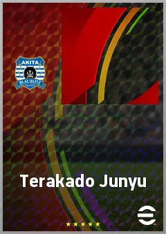 Terakado Junyu eFootball 2026 player card, 61 OVR CB