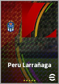 Peru Larrañaga eFootball 2026 player card, 60 OVR CB