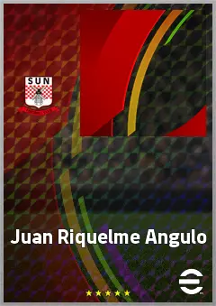 Juan Riquelme Angulo eFootball 2026 player card, 63 OVR CF