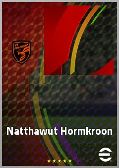 Natthawut Hormkroon eFootball 2026 player card, 59 OVR CF