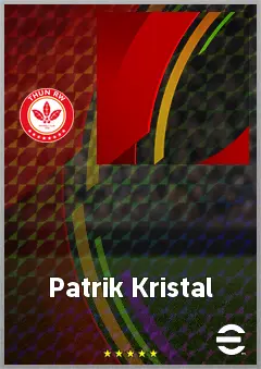 Patrik Kristal eFootball 2026 player card, 60 OVR AMF