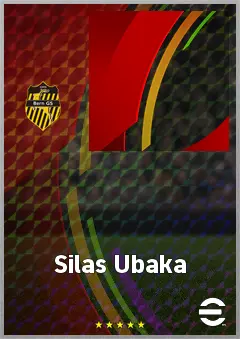 Silas Ubaka eFootball 2026 player card, 61 OVR CB