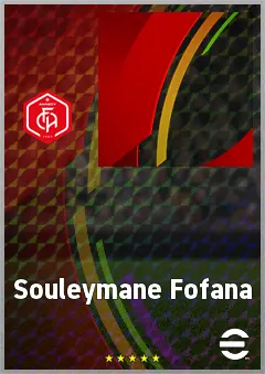 Souleymane Fofana eFootball 2026 player card, 59 OVR AMF