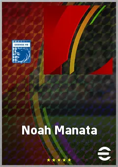 Noah Manata eFootball 2026 player card, 59 OVR CMF