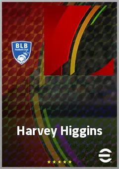 Harvey Higgins eFootball 2026 player card, 61 OVR CF