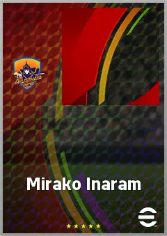 Mirako Inaram eFootball 2026 player card, 59 OVR CB