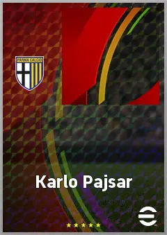 Karlo Pajsar eFootball 2026 player card, 63 OVR RB
