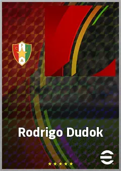 Rodrigo Dudok eFootball 2026 player card, 63 OVR LWF