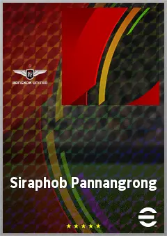 Siraphob Pannangrong eFootball 2026 player card, 59 OVR AMF