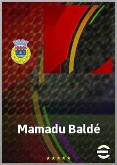 Mamadu Baldé eFootball 2026 player card, 60 OVR SS