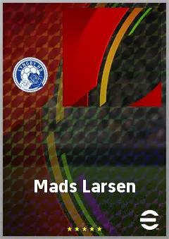 Mads Larsen eFootball 2026 player card, 59 OVR CMF