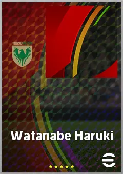Watanabe Haruki eFootball 2026 player card, 60 OVR LB