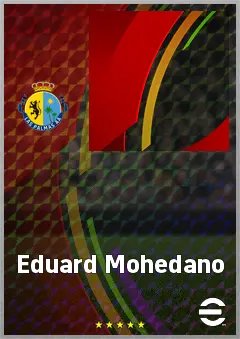 Eduard Mohedano eFootball 2026 player card, 62 OVR GK