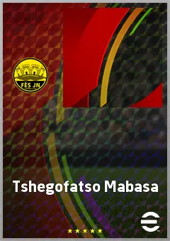 Tshegofatso Mabasa eFootball 2026 player card, 70 OVR CF