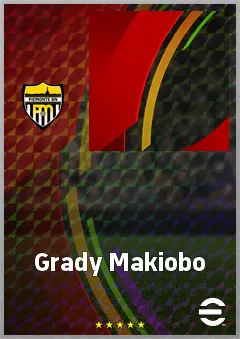 Grady Makiobo eFootball 2026 player card, 65 OVR CMF