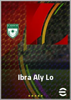 Ibra Aly Lo eFootball 2026 player card, 66 OVR RWF