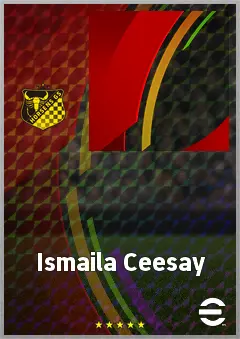 Ismaila Ceesay eFootball 2026 player card, 61 OVR LWF